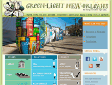 Tablet Screenshot of greenlightneworleans.org